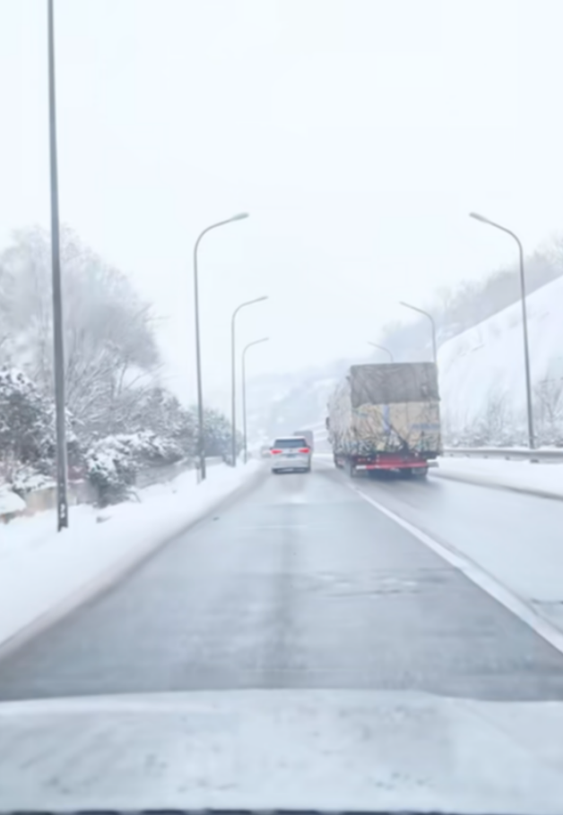 秦岭不愧是中国的南北分界线：一边绿树繁茂 一边冰雪世界！-图2